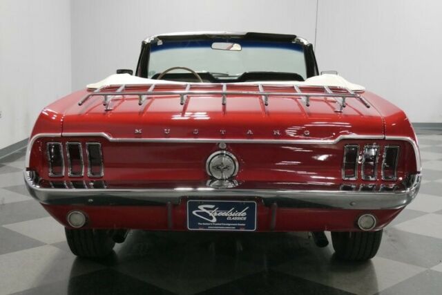 1968 Red Ford Mustang Convertible