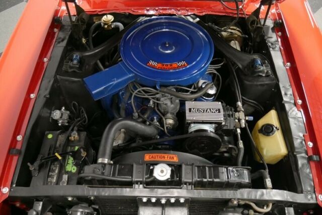 1968 Red Ford Mustang Convertible