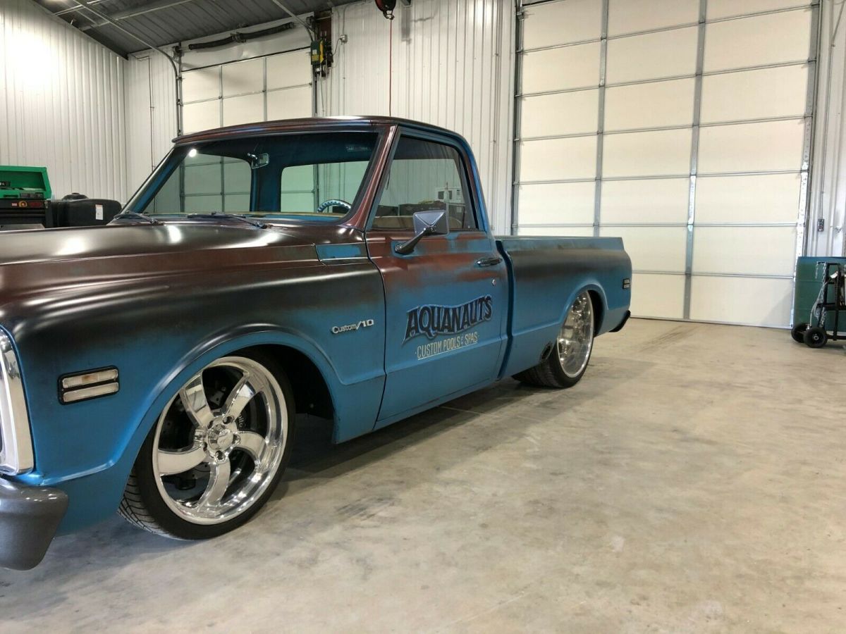 1971 Blue Chevrolet C-10 Standard Cab Pickup