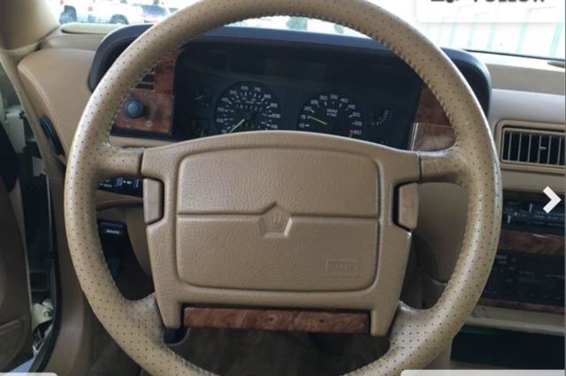 1989 Yellow Chrysler MASERATI TC