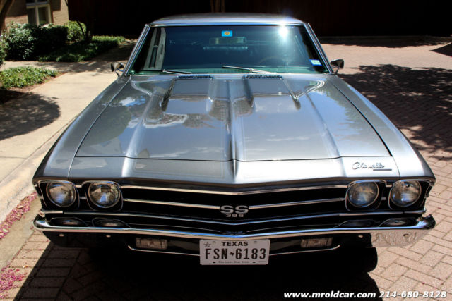 1969 Silver Chevrolet Chevelle Coupe