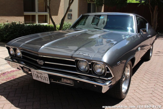 1969 Silver Chevrolet Chevelle Coupe
