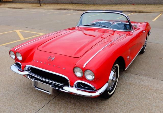 1962 Red Chevrolet Corvette CONVERTIBLE