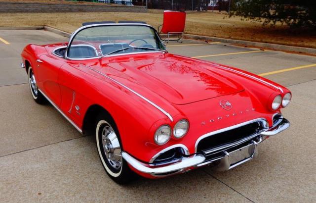 1962 Red Chevrolet Corvette CONVERTIBLE