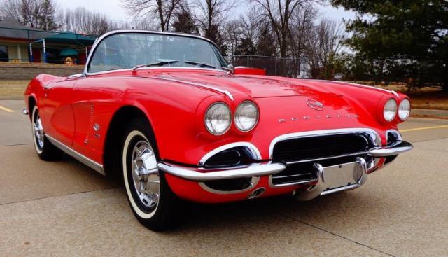1962 Red Chevrolet Corvette CONVERTIBLE