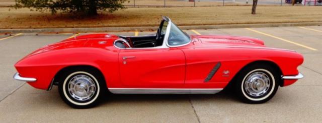 1962 Red Chevrolet Corvette CONVERTIBLE