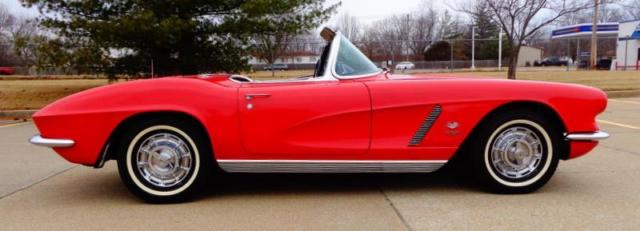 1962 Red Chevrolet Corvette CONVERTIBLE