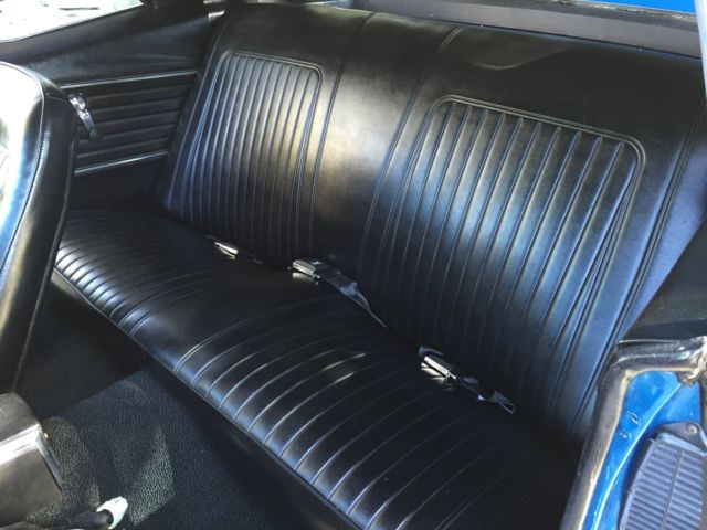 1968 Blue Chevrolet Camaro