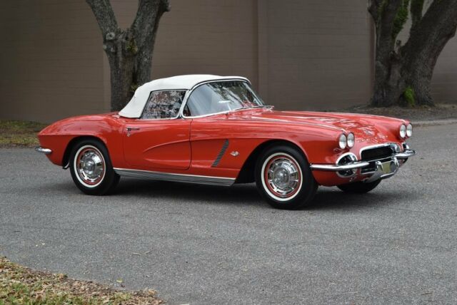 1962 Red Chevrolet Corvette Convertible