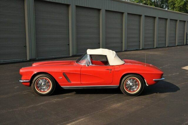 1962 Red Chevrolet Corvette Convertible
