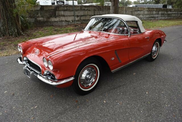 1962 Red Chevrolet Corvette Convertible