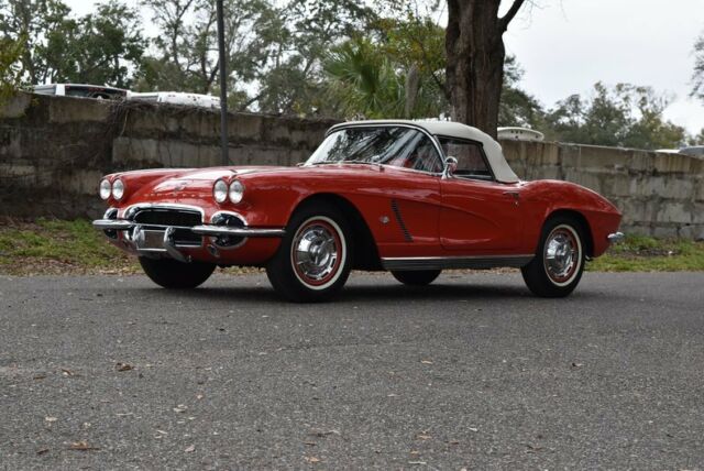 1962 Red Chevrolet Corvette Convertible