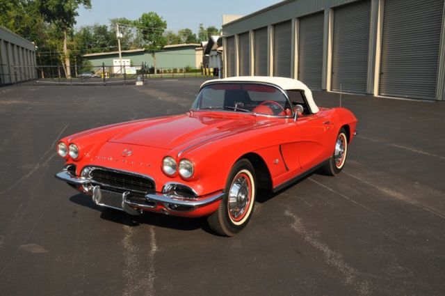 1962 Red Chevrolet Corvette Convertible