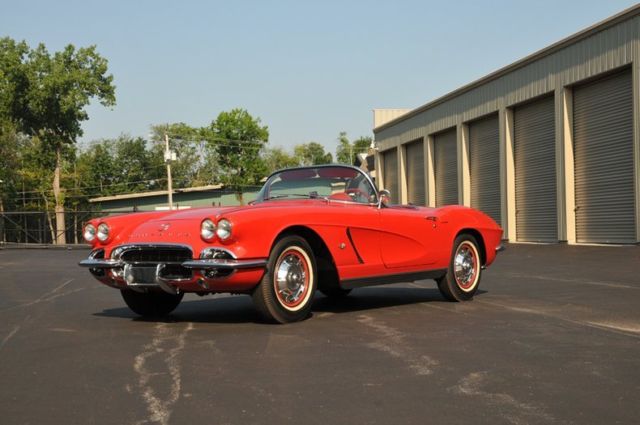 1962 Red Chevrolet Corvette Convertible