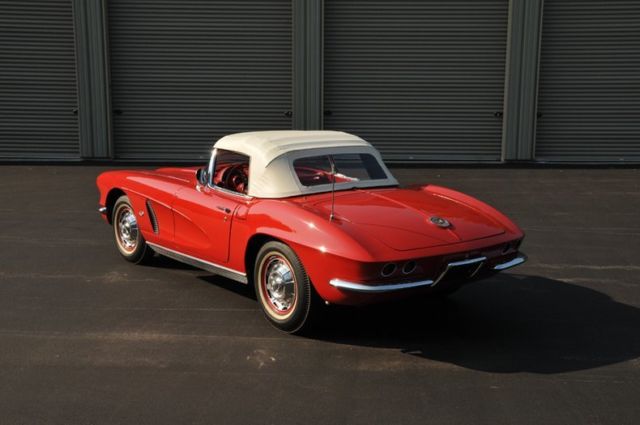 1962 Red Chevrolet Corvette Convertible