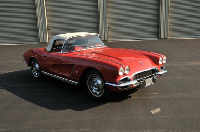 1962 Red Chevrolet Corvette Convertible