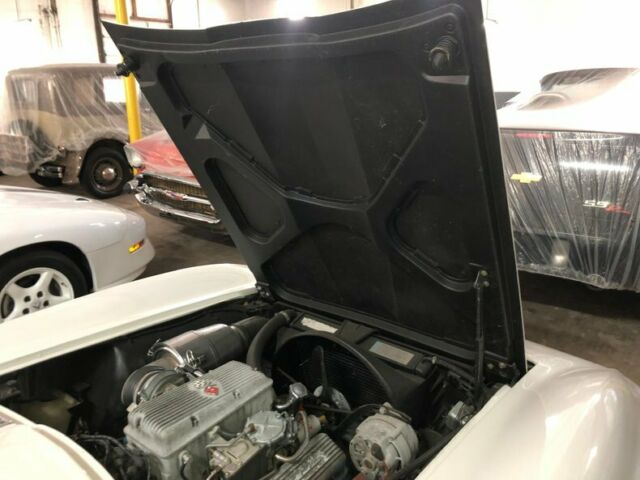 1965 White Chevrolet Corvette Convertible