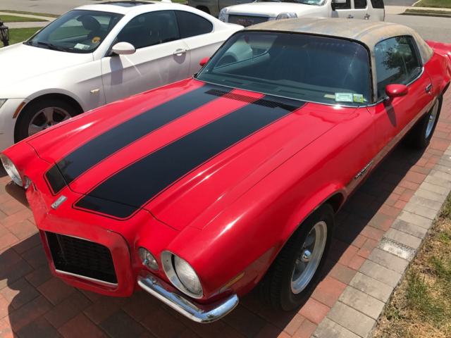 1973 Red Chevrolet Camaro Rally Sport