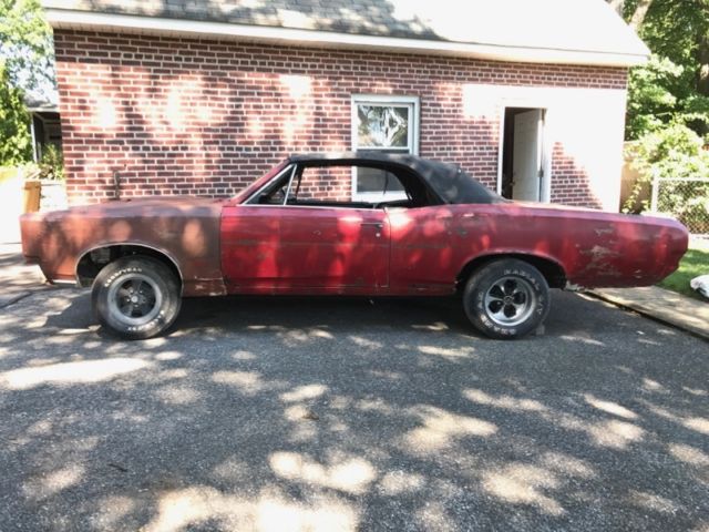 1966 Red Pontiac GTO Convertible