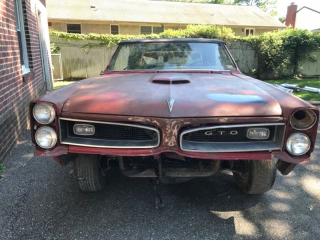 1966 Red Pontiac GTO Convertible