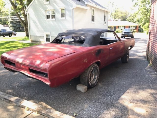 1966 Red Pontiac GTO Convertible