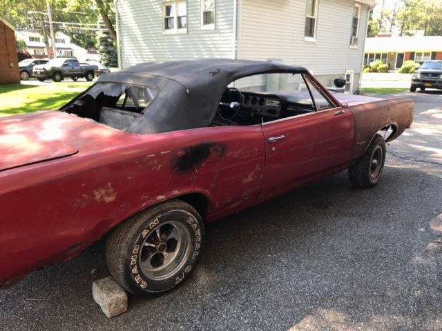 1966 Red Pontiac GTO Convertible