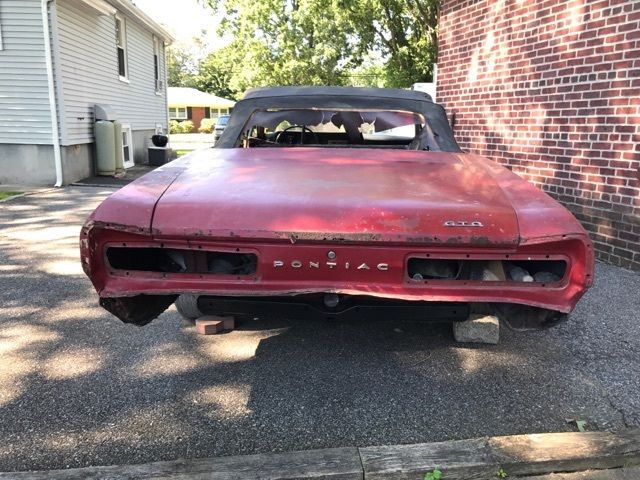 1966 Red Pontiac GTO Convertible