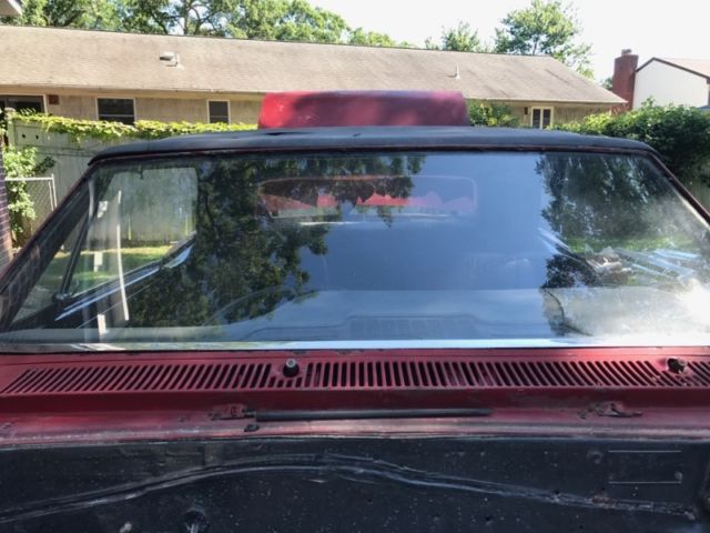 1966 Red Pontiac GTO Convertible