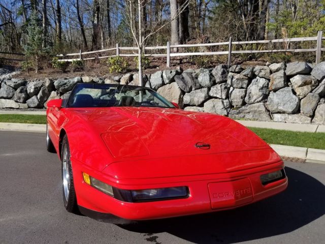 1994 Red Chevrolet Corvette Convertible