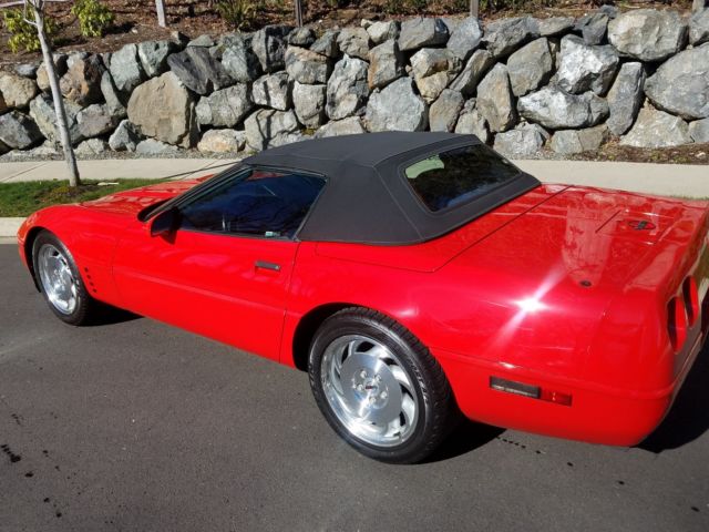 1994 Red Chevrolet Corvette Convertible