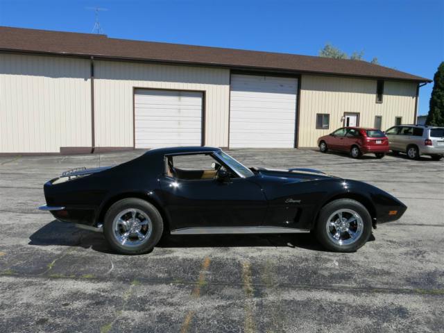 1973 Black Chevrolet Corvette Coupe