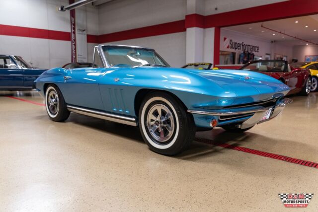 1965 Blue Chevrolet Corvette Convertible