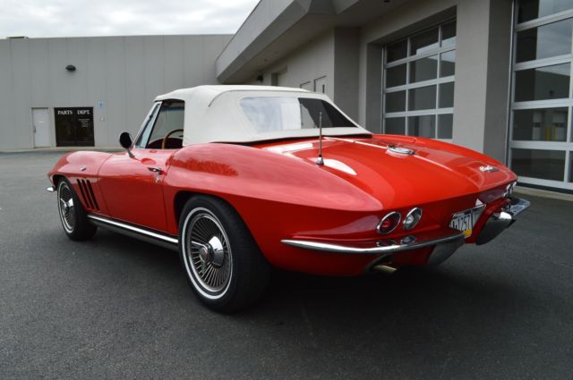 1965 Rally Red Chevrolet Corvette Convertible