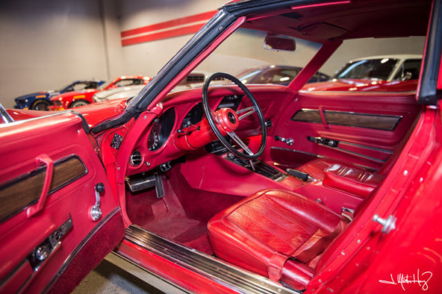 1971 Red Chevrolet Corvette Convertible