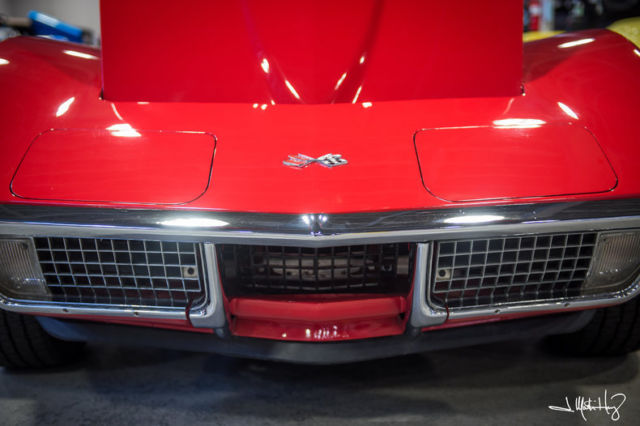 1971 Red Chevrolet Corvette Convertible