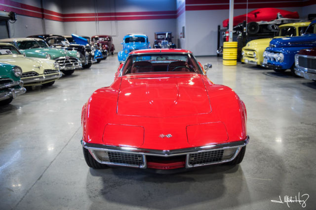 1971 Red Chevrolet Corvette Convertible