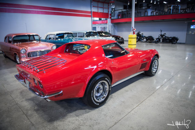 1971 Red Chevrolet Corvette Convertible