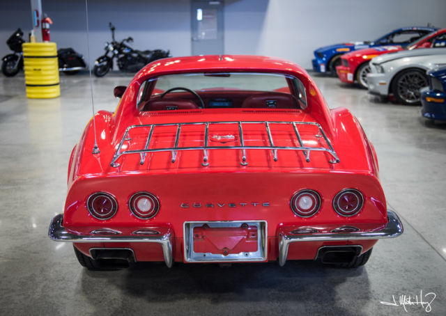 1971 Red Chevrolet Corvette Convertible