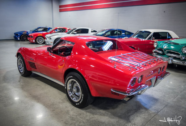 1971 Red Chevrolet Corvette Convertible