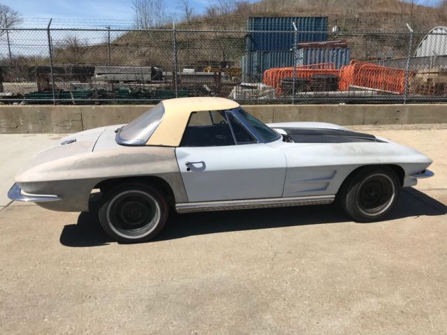 1964 Blue Chevrolet Corvette Convertible