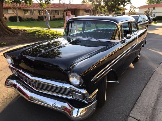 1956 Black Chevrolet Bel Air/150/210 Coupe