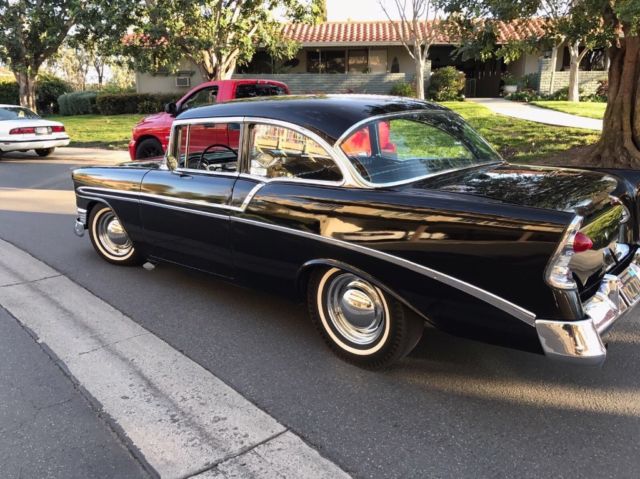 1956 Black Chevrolet Bel Air/150/210 Coupe
