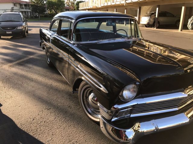 1956 Black Chevrolet Bel Air/150/210 Coupe