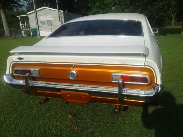 1973 White Ford Maverick Coupe