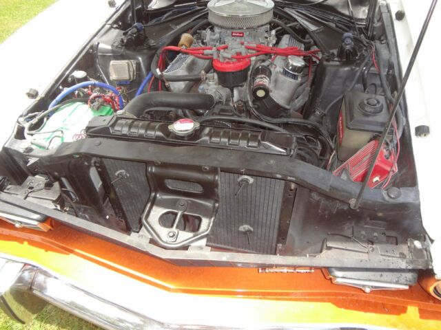 1973 White Ford Maverick Coupe