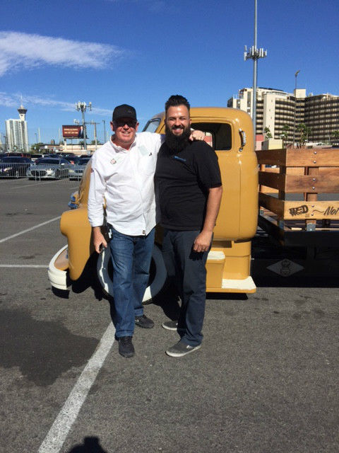 1950 Mustard Chevrolet Other Cab over engine, wood flat bed lift.