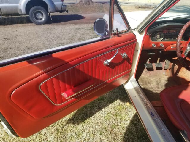 1965 White Ford Mustang Coupe