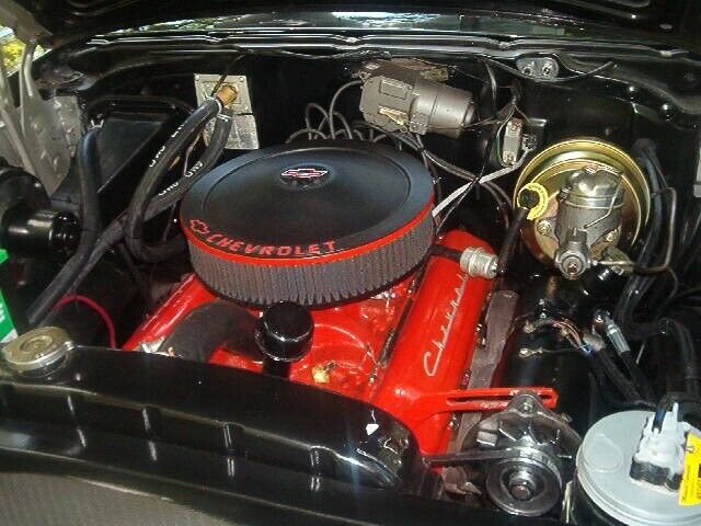 1957 Onyx black Chevrolet Bel Air/150/210 2 Dr hardtop coupe