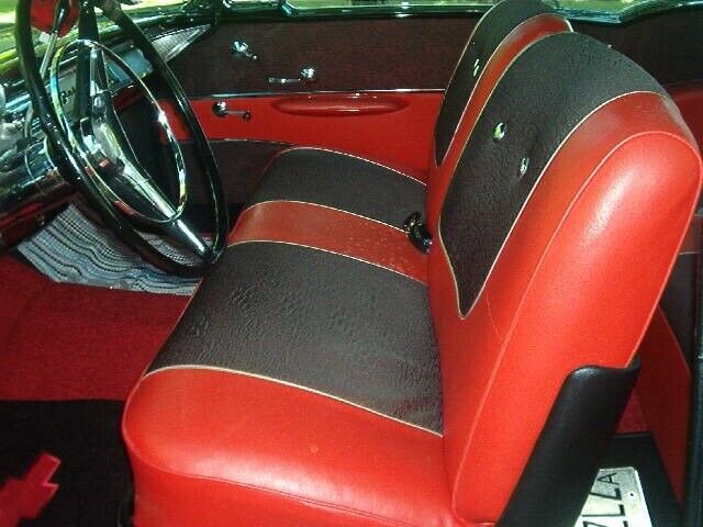 1957 Onyx black Chevrolet Bel Air/150/210 2 Dr hardtop coupe