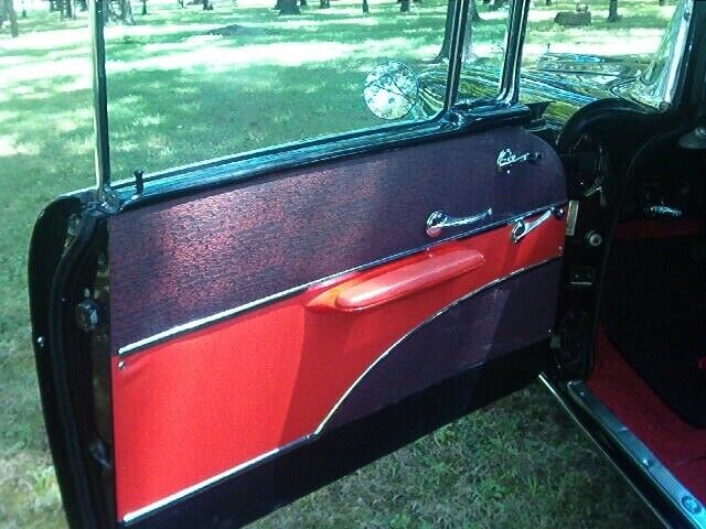 1957 Onyx black Chevrolet Bel Air/150/210 2 Dr hardtop coupe